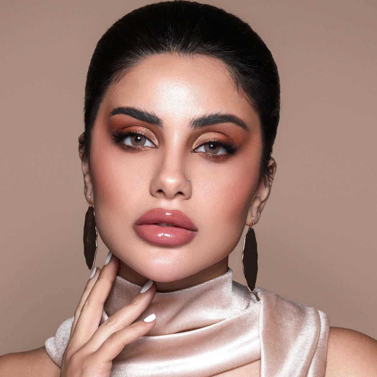 light brown colored lens