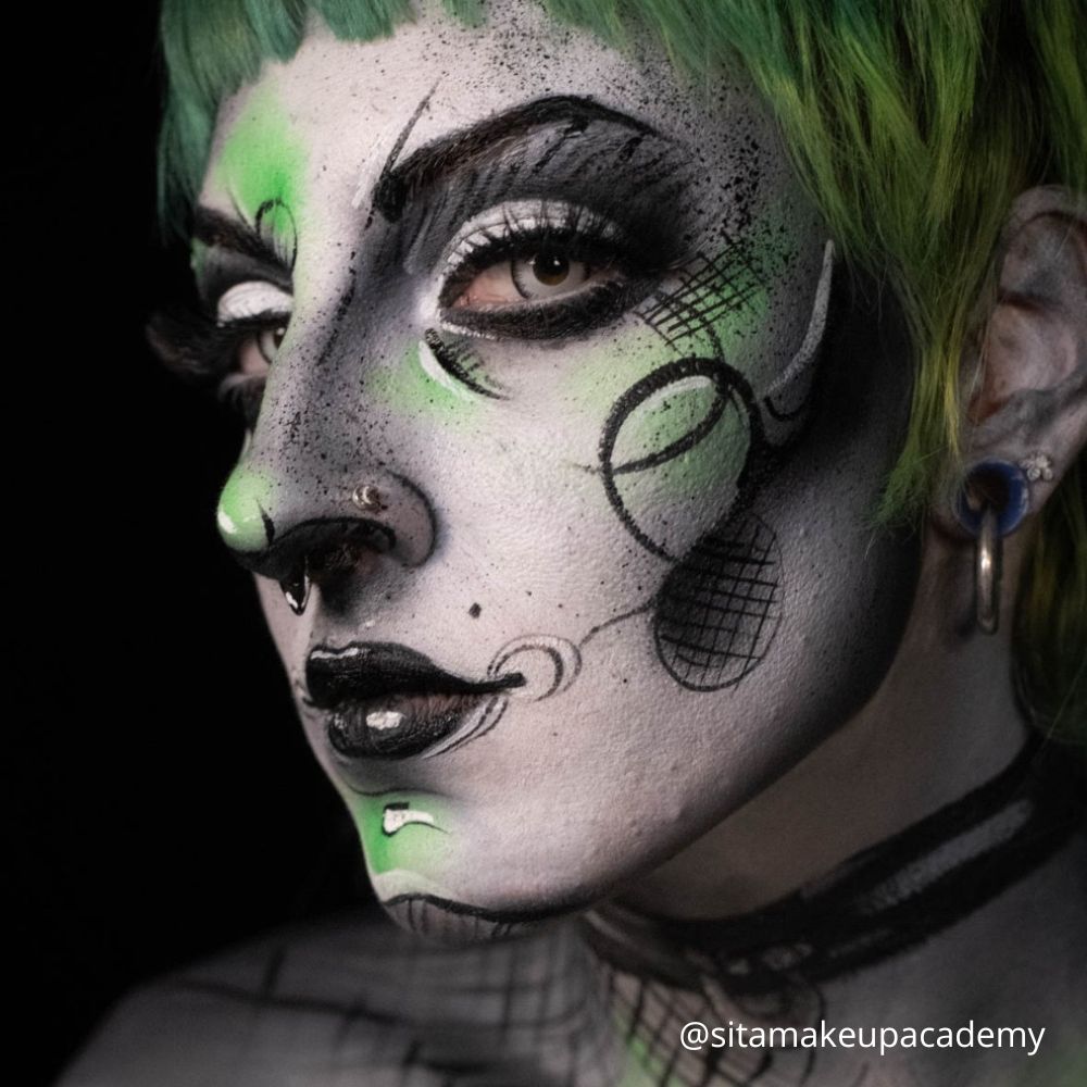 white Halloween lenses