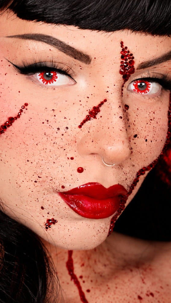 lentilles halloween