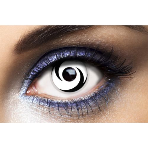 lentilles halloween blanche