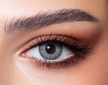 gray-violet colored lenses