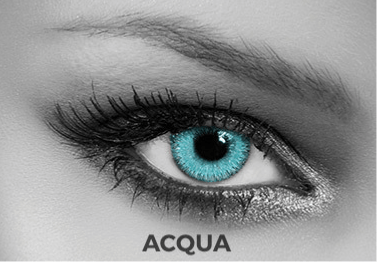 Lentilles de contact Soleko Queen's Twins Acqua