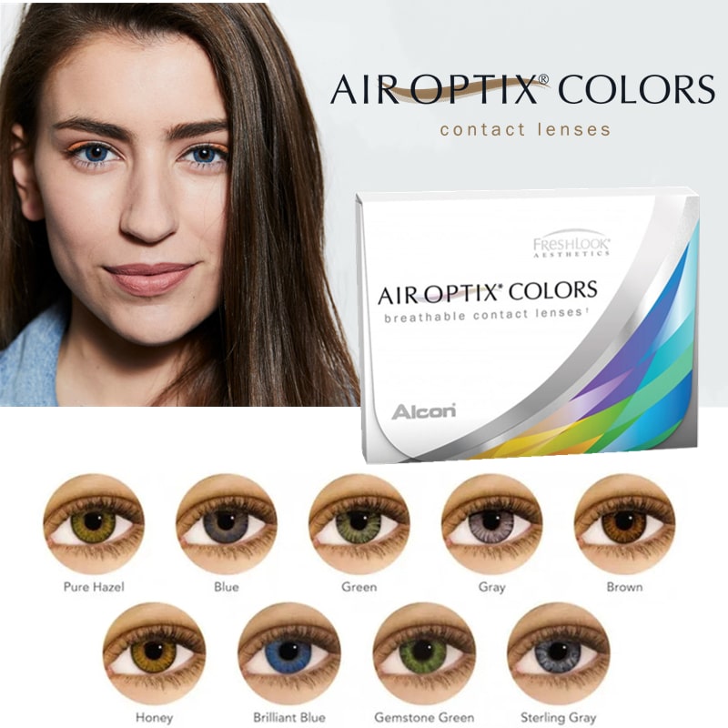 Les Lentilles Air Optix Colors : Transformez Votre Regard avec Confort et Style