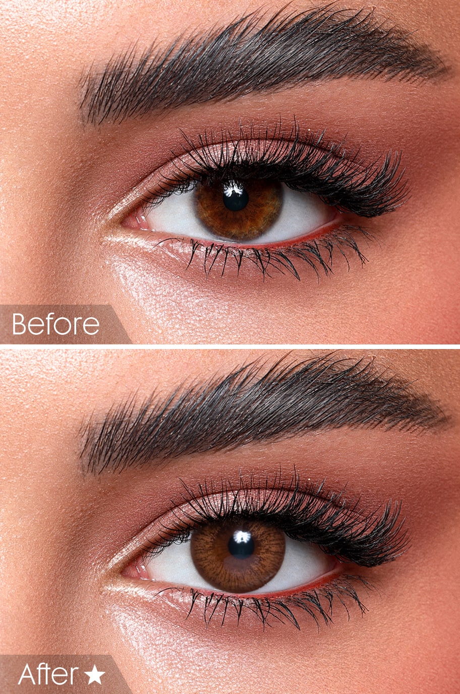 brown colored lenses