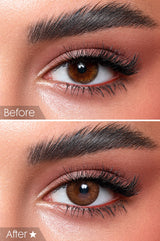 brown colored lenses