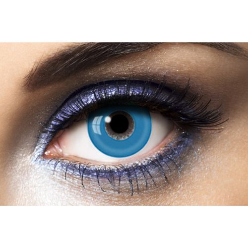 lentilles halloween bleue