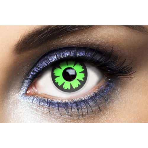 lentilles halloween verte