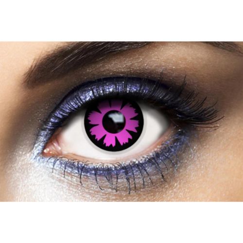 lentilles halloween violette