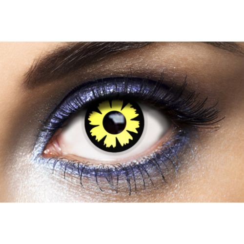 lentilles halloween jaune