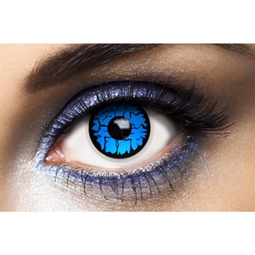 lentilles halloween bleues