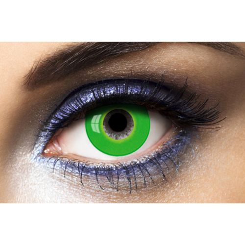 lentilles halloween verte