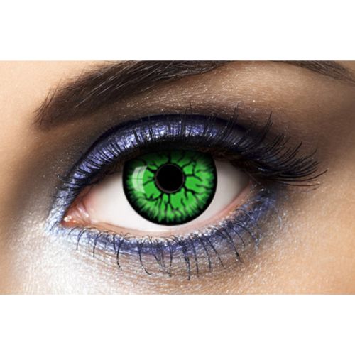 lentilles halloween verte