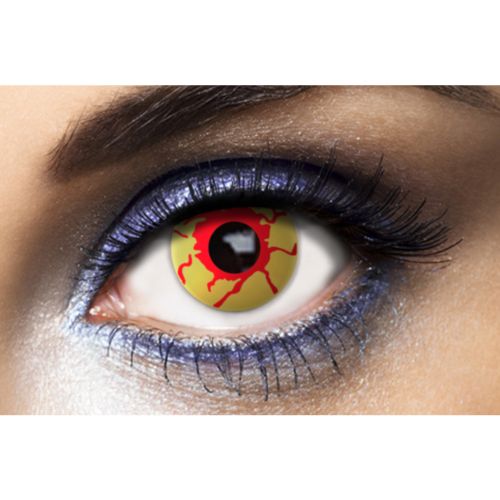 lentilles halloween jaune