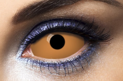 lentilles halloween orange