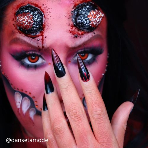 lentilles halloween rouge