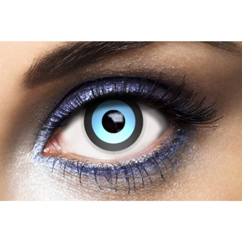 lentilles halloween bleues