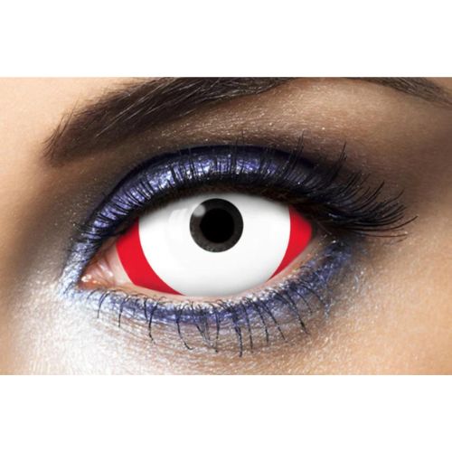 lentilles halloween blanche