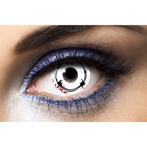 lentilles halloween blanches