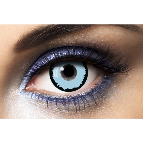 lentilles halloween bleues