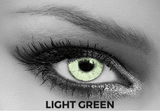 Soleko Queen's Solitaire Light Green Contact Lenses