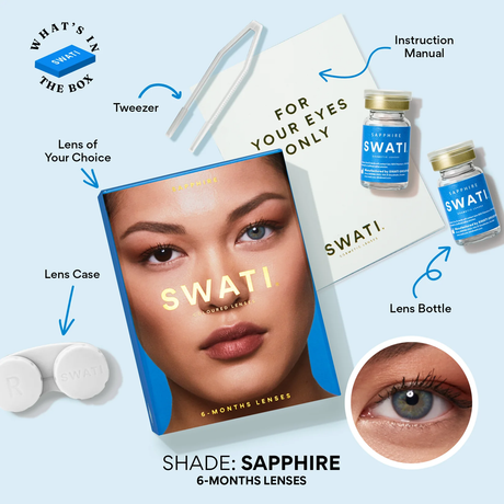 Lentilles Swati Bleues