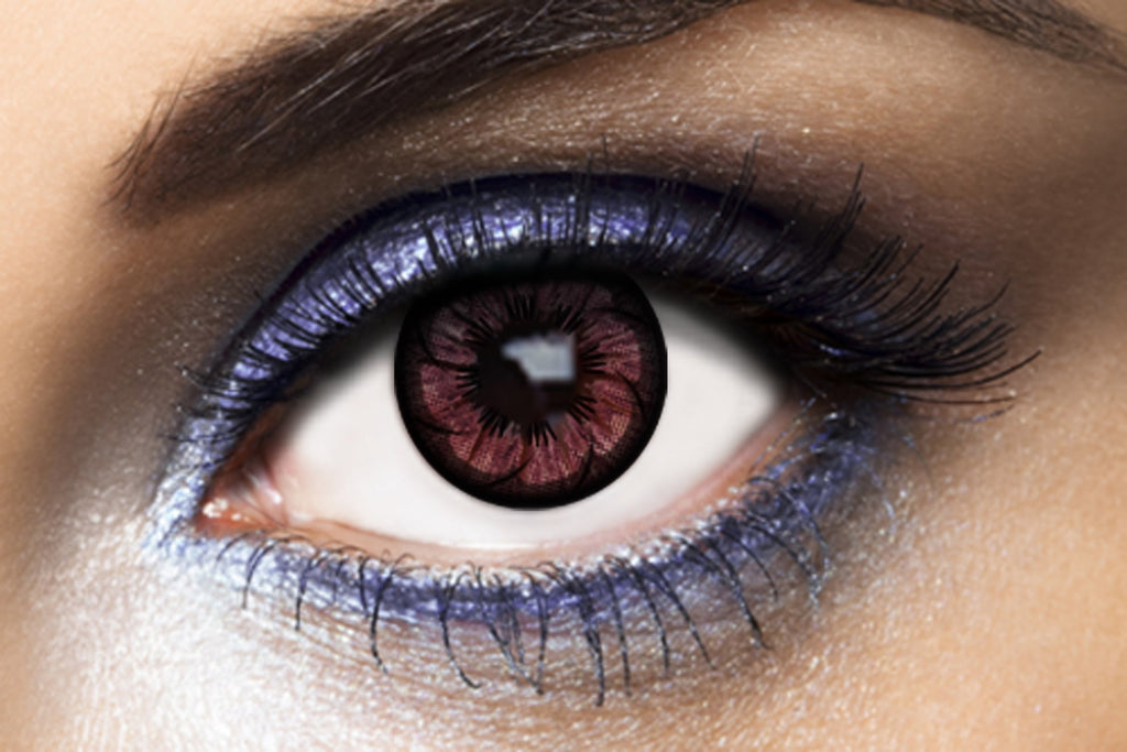 lentilles de couleur violette