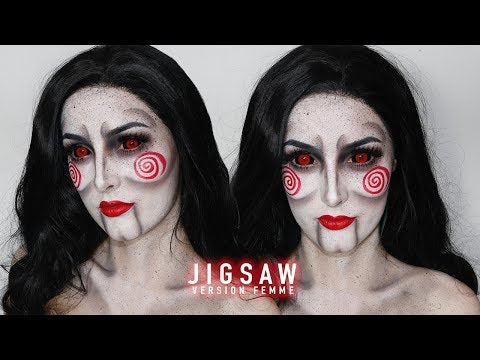 maquillage avec les lentilles tokyo ghoul