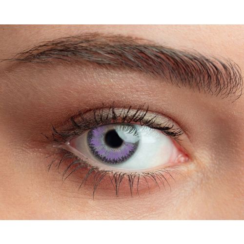 lentilles de couleur violette