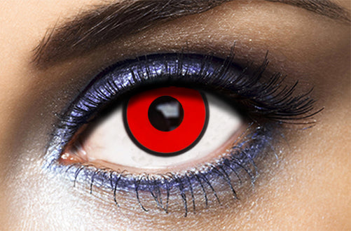 lentilles halloween rouge