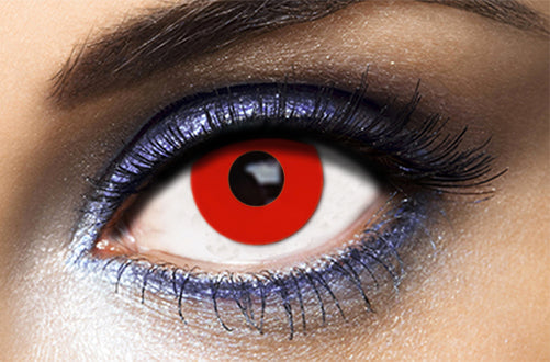 lentilles halloween rouge