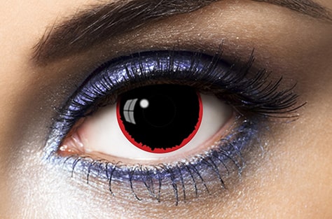 lentilles halloween noires