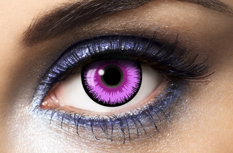 lentilles fantaisie violette