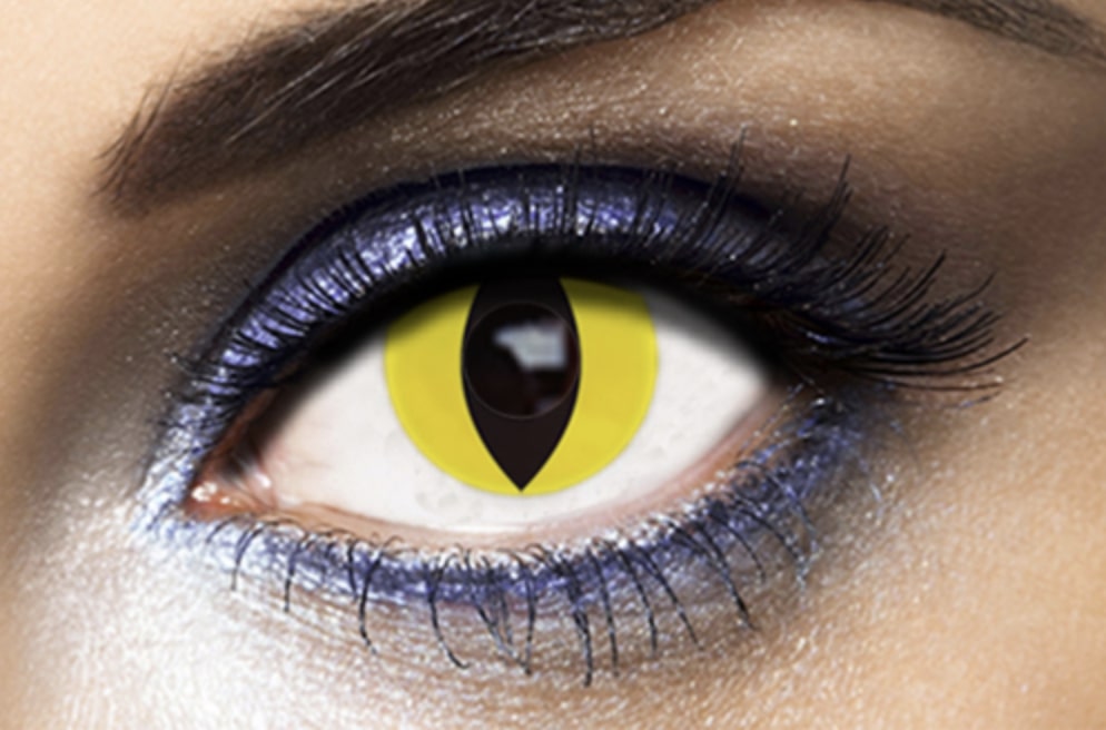 lentilles halloween jaunes fashion lentilles