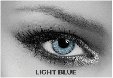 Soleko Queen's Twins Light Blue contact lenses