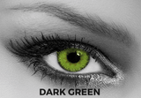 Soleko Queen's Trilogy Dark Green contact lenses