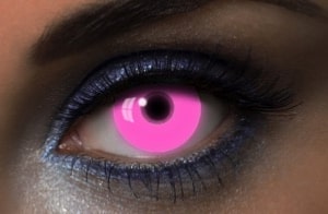 lentilles uv pink