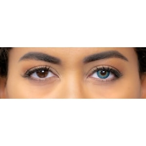 London blue colored lenses